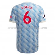 Fodboldtrøjer Premier League Manchester United 2021-22 Paul Pogba 6 Udebanetrøje